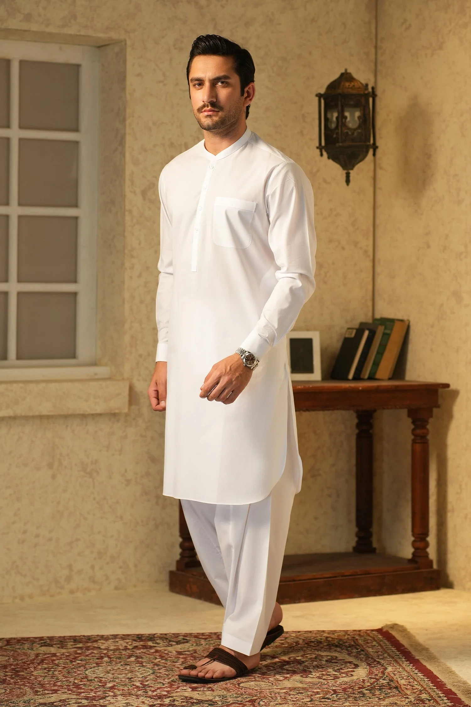 Men Luxury Kurta Shalwar AB2601 J(6) F-16 - Image 5