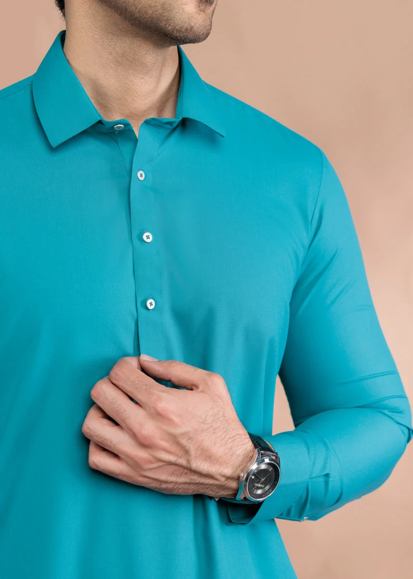 T-Green-Blended-Shalwar Suit - (MP2PSBW25ADJ6) Y (14) J(17) - Image 6
