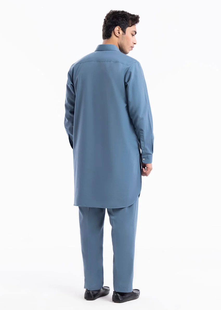 T-Green-Blended-Kurta Trouser - (MP2PSBW25BM10N14) Y(7) J(54) - Image 2