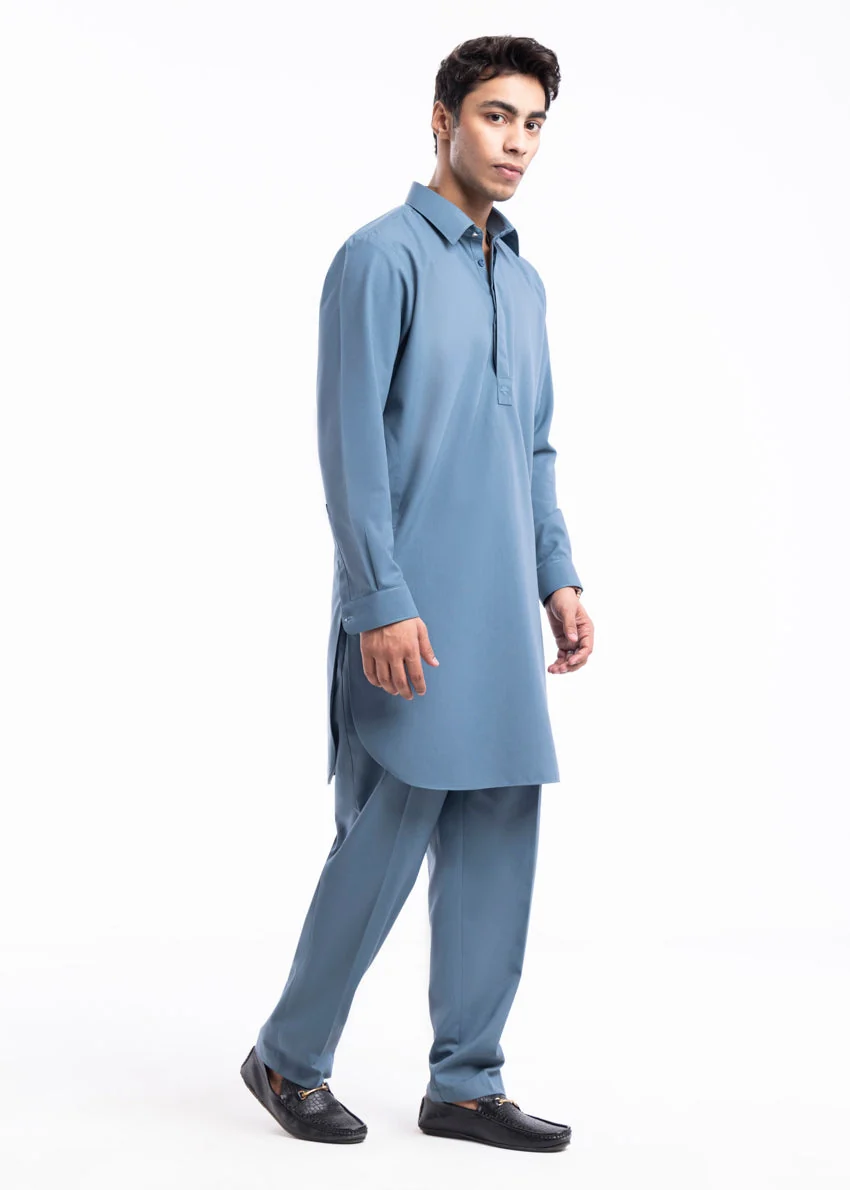 T-Green-Blended-Kurta Trouser - (MP2PSBW25BM10N14) Y(7) J(54) - Image 5