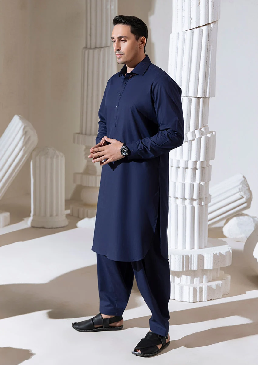 NAVY-BLENDED-SHALWAR SUIT - (M25SSS2009)NJ (57) - Image 3