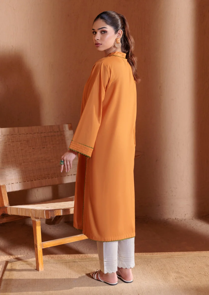 Orange-Cambric-1 Piece (WPS25DE1013) J(121) - Image 3