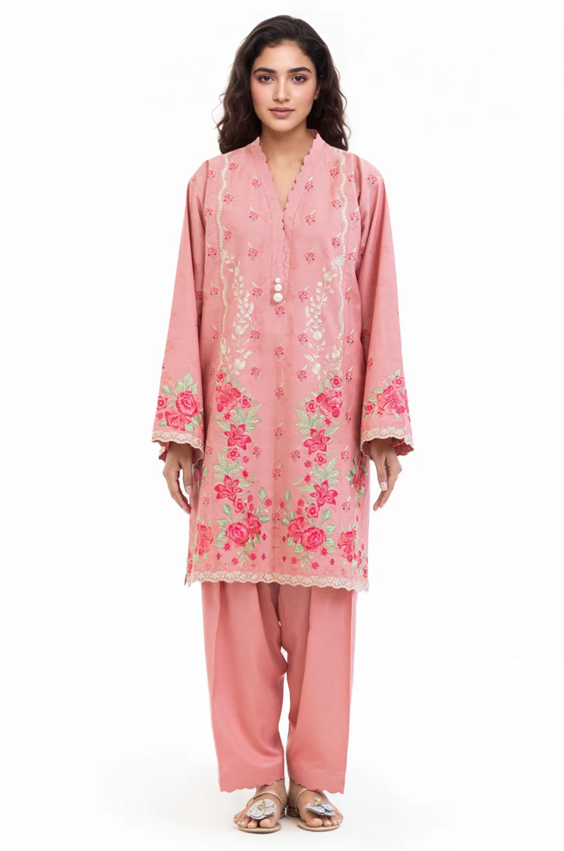 Peach-Jacquard-2 Piece (WPSTSSW25S9O15) J(FW2) Y-136 y(122 121) - Image 4