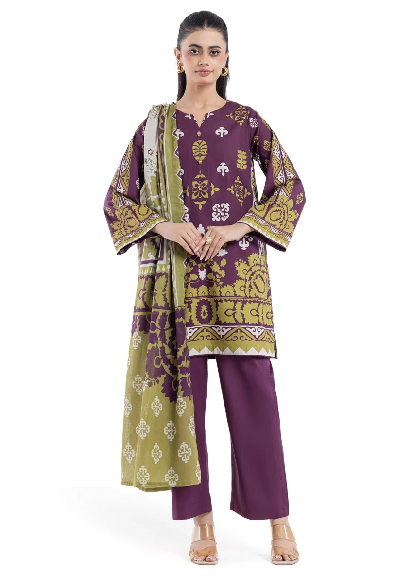 Plum-Cambric-3 Piece (WP3PPBW25B1J12) (Y-144) - Image 3