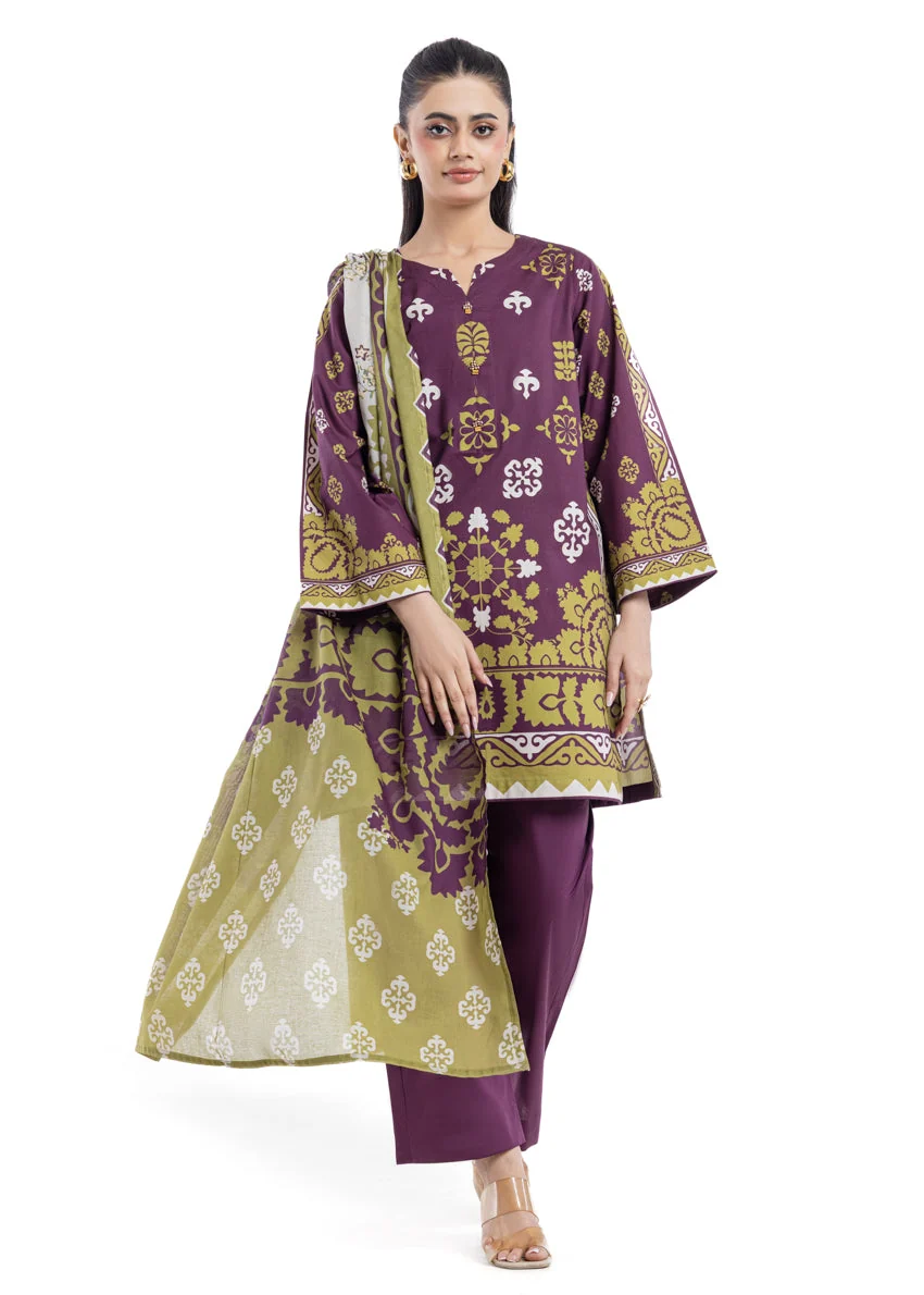 Plum-Cambric-3 Piece (WP3PPBW25B1J12) (Y-144) - Image 4