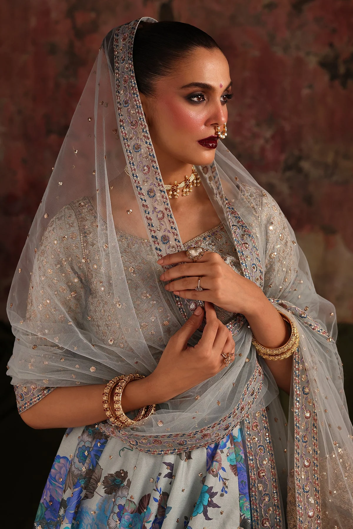 Raw Silk Stitched 3 Piece CMA-5-04 - Image 4