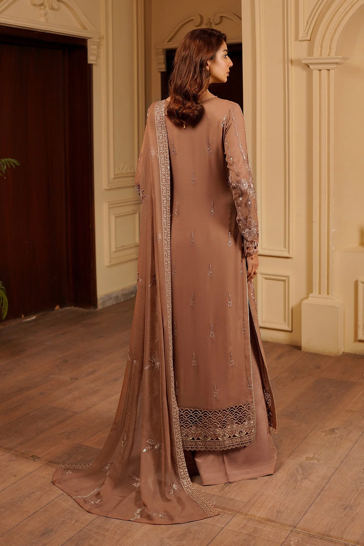 Salai Stitched Chiffon 3 Piece A-1105 J(121) - Image 5