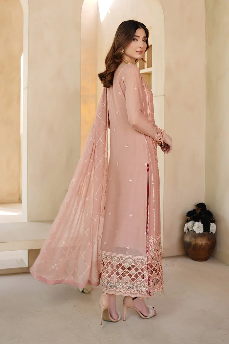 Salai Stitched Chiffon 3 Piece AFS-0011 J(43) - Image 3