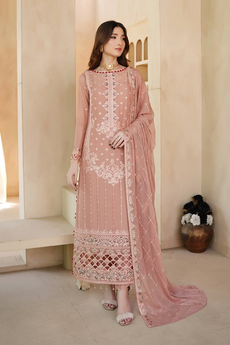 Salai Stitched Chiffon 3 Piece AFS-0011 J(43) - Image 4
