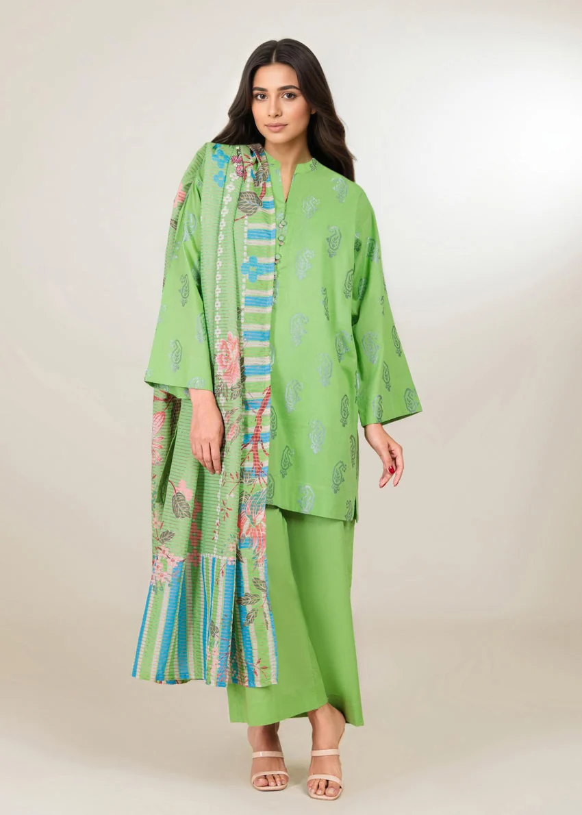 Green-Jacquard-3 Piece (WP3PPBW25B11D19) J(130) y-147) - Image 5