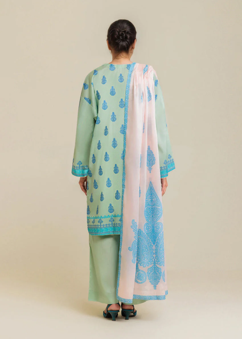 Seafoam-Jacquard-3 Piece (WP3PSBS26B1F30) J(138) y-(144) - Image 2