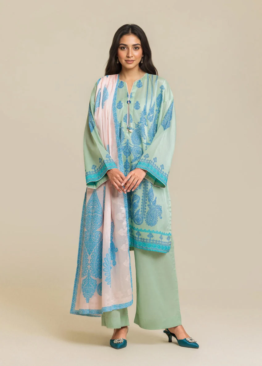 Seafoam-Jacquard-3 Piece (WP3PSBS26B1F30) J(138) y-(144) - Image 5