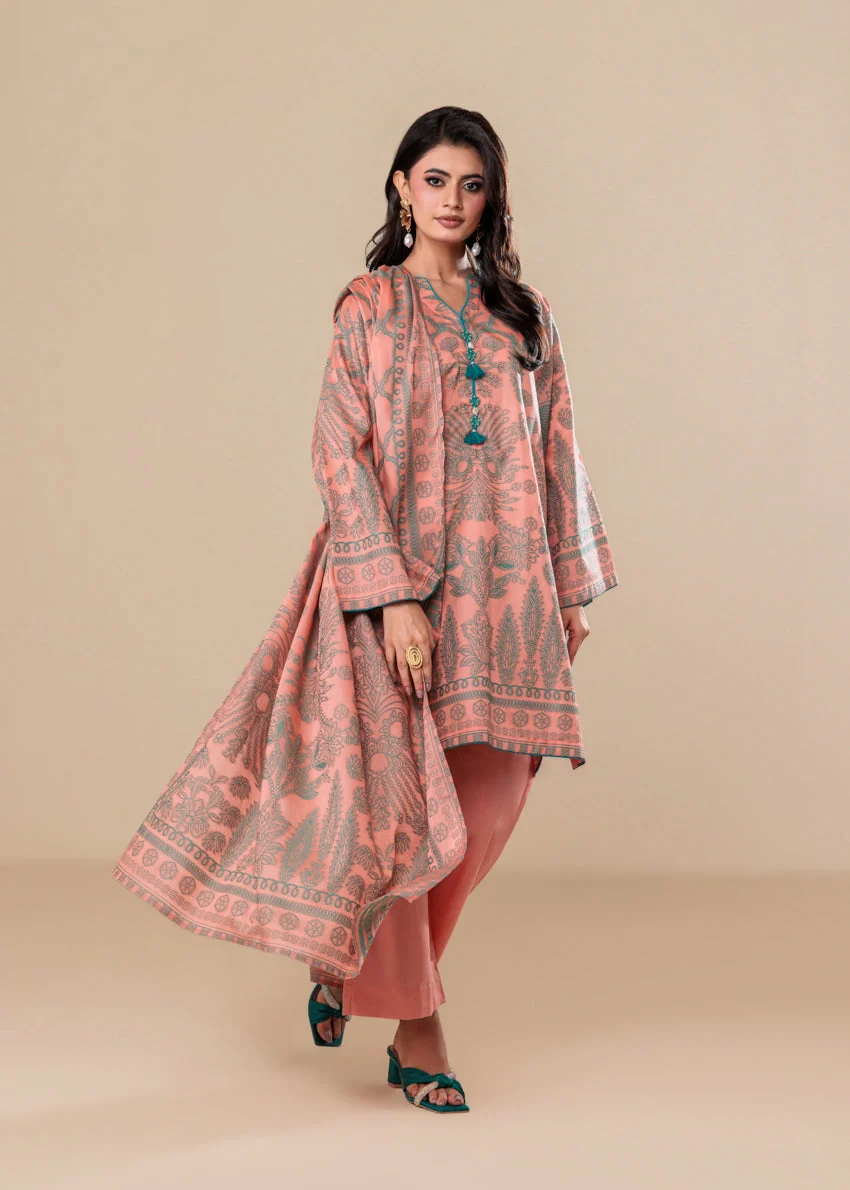 Peach-Jacquard-3 Piece (WP3PSBS26B2M28) J(137) y(145) - Image 5