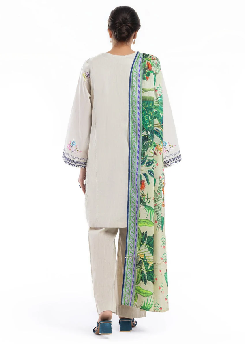 Beige-Slub-3 Piece (WP3PSSW25S9O2) J(29) (Y-136) - Image 2